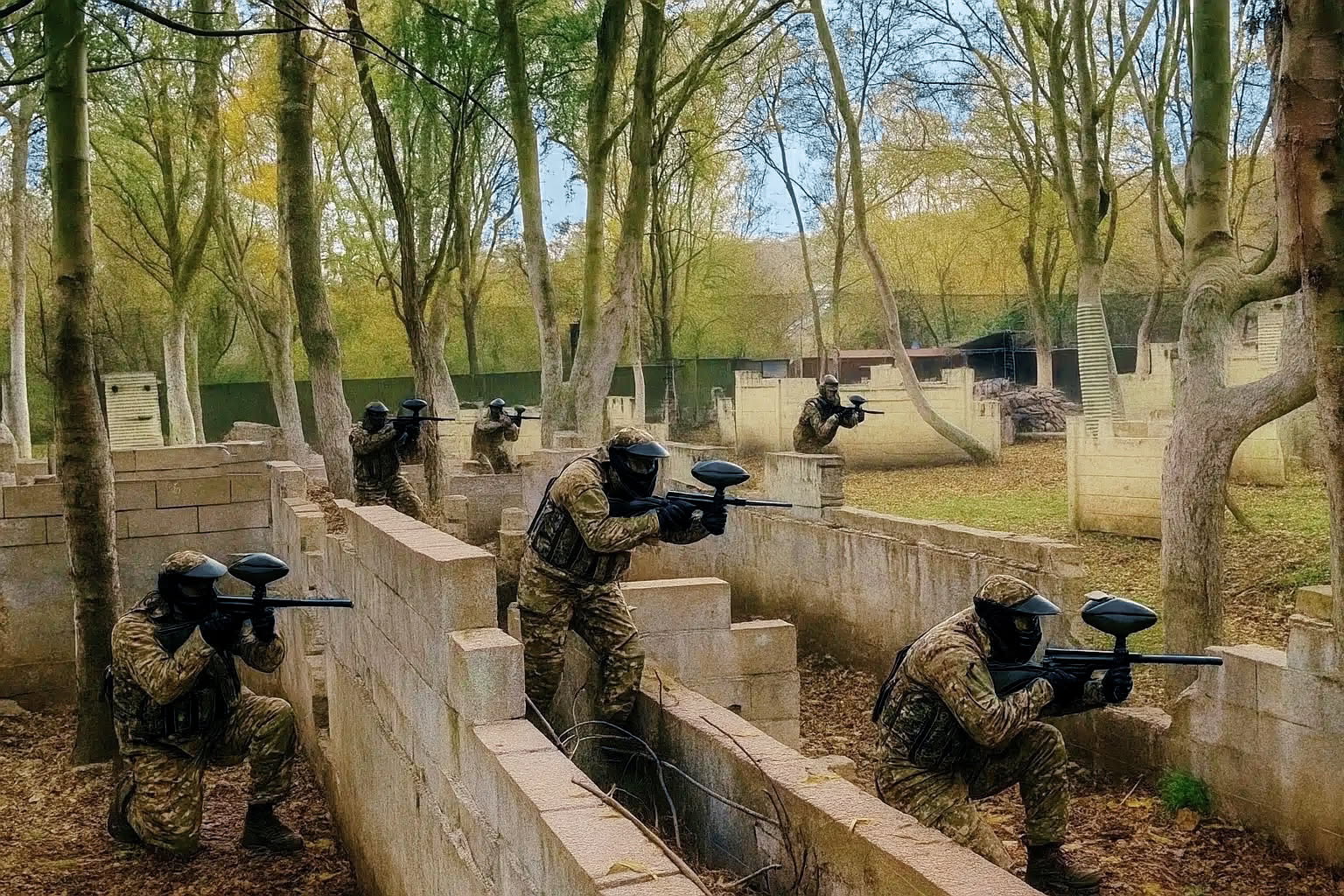 anniversaire enfant paintball paris